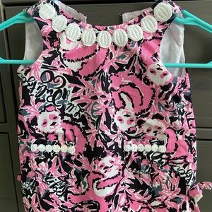 Lilly Pulitzer Baby Shift Dress Hangin with my Boo 6-12 Months